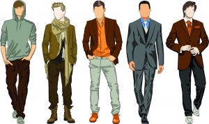 Men with different fashion style