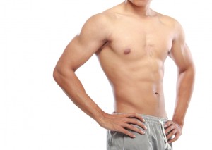 Man with fit body