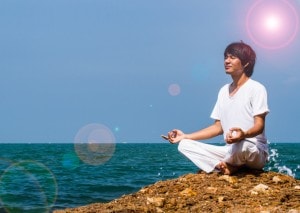 Man Meditating